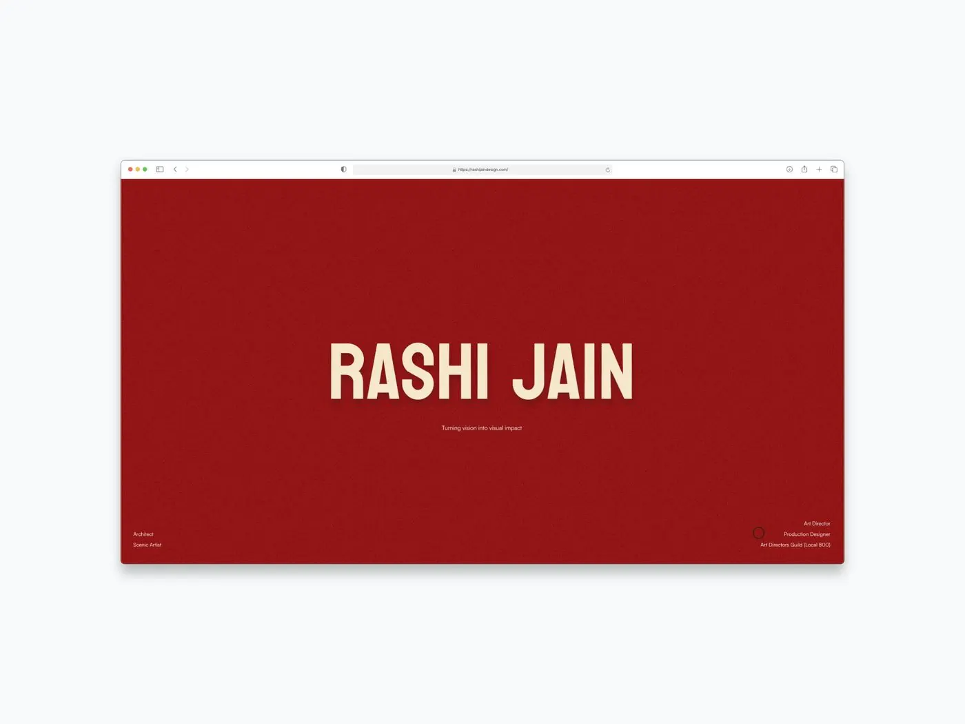 Rashi Jain: Home