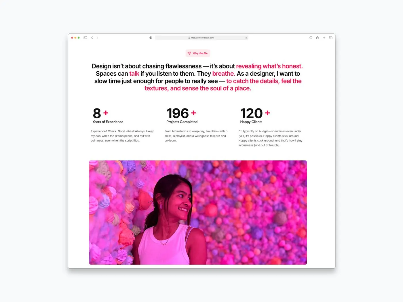 Rashi Jain: About and numbers