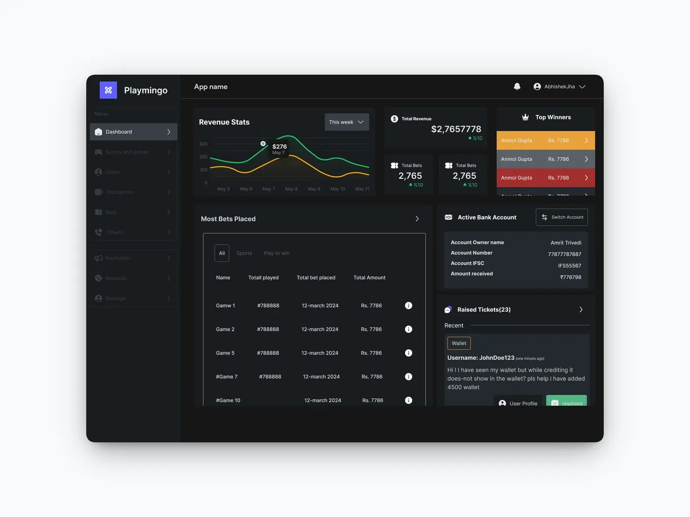 Dashboard