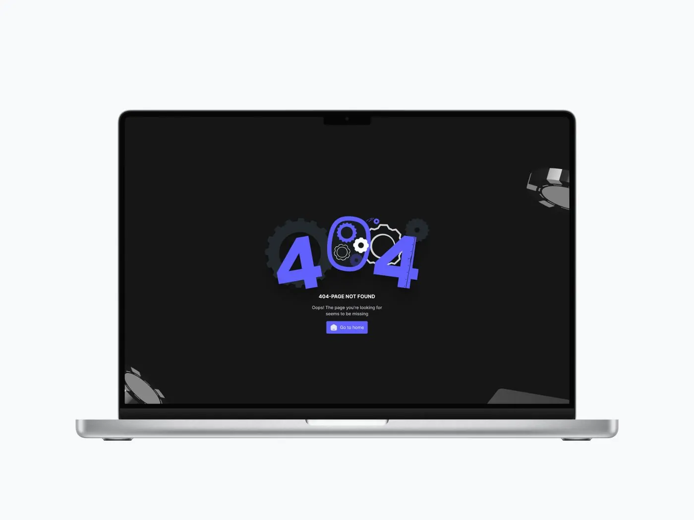 The 404 page