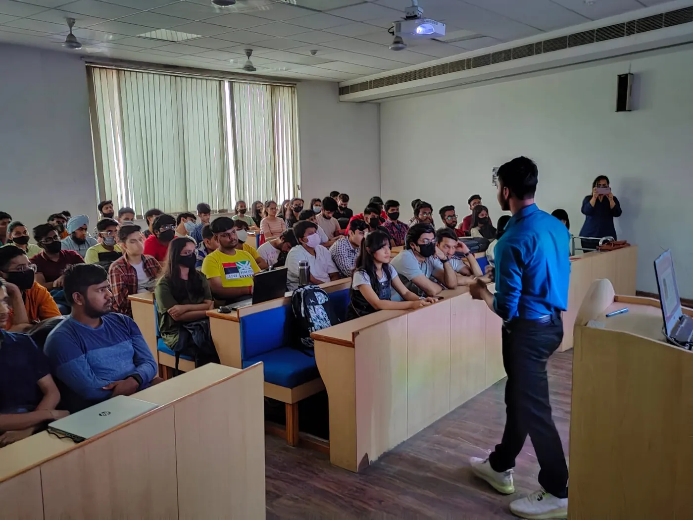 Teaching UI/UX at VIPS, Delhi, 2022